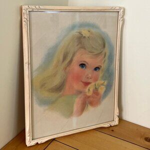 Frances Hook Northern Paper Mill Art Print Framed Blonde Spring Girl Vintage 60s